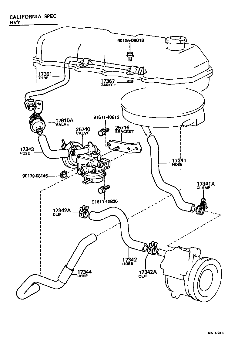  PICKUP |  MANIFOLD AIR INJECTION SYSTEM