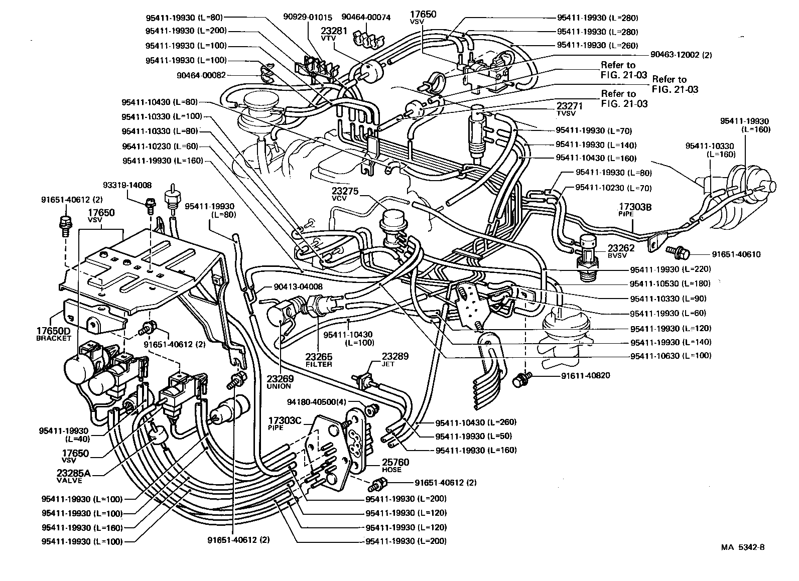  CELICA |  VACUUM PIPING