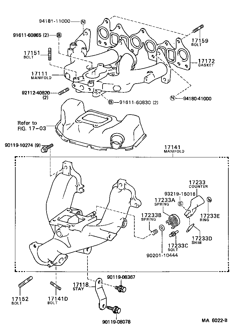  COROLLA |  MANIFOLD