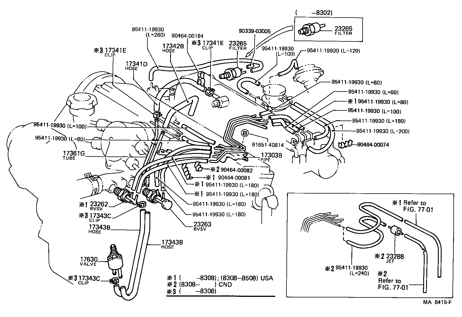  CAMRY |  VACUUM PIPING