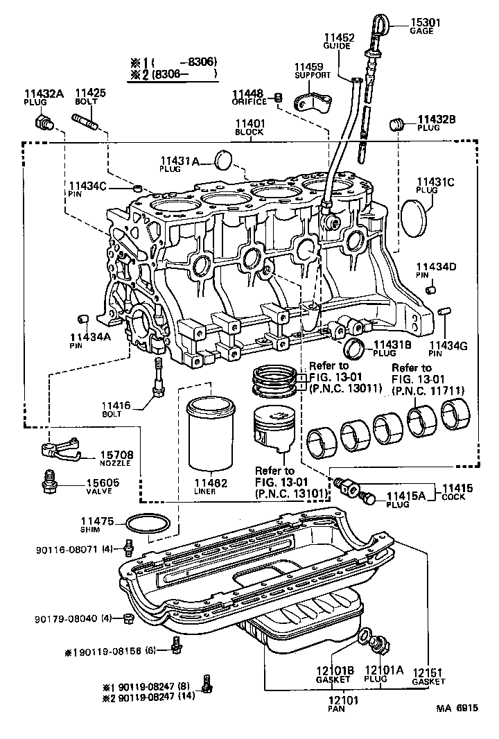  PICKUP |  CYLINDER BLOCK