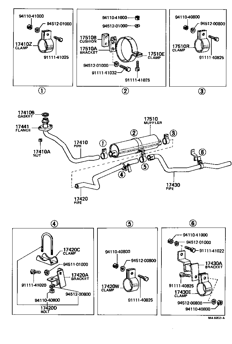  LAND CRUISER 40 55 |  EXHAUST PIPE