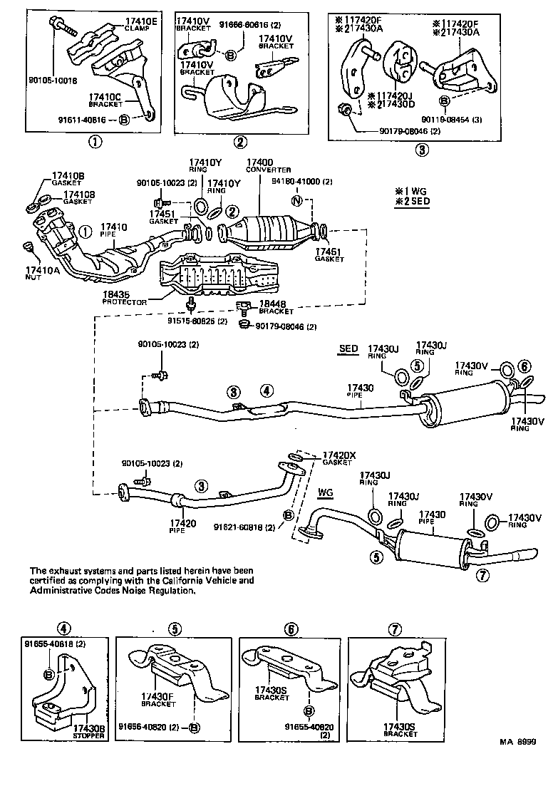  CRESSIDA |  EXHAUST PIPE