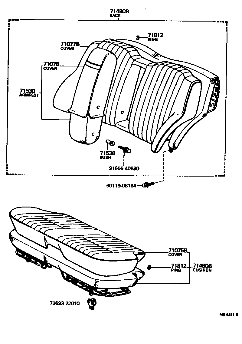  CRESSIDA |  REAR SEAT SEAT TRACK