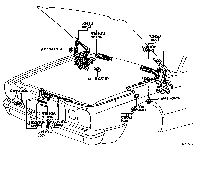  CRESSIDA |  HOOD LOCK HINGE