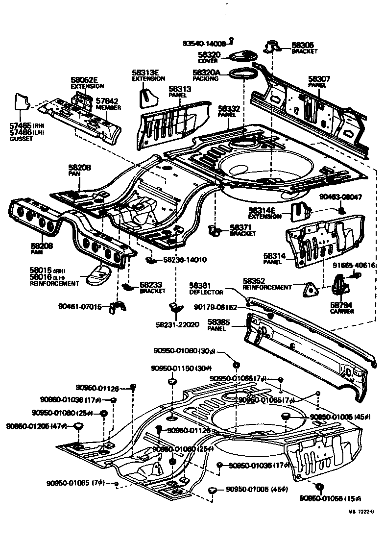  CRESSIDA |  FLOOR PAN LOWER BACK PANEL