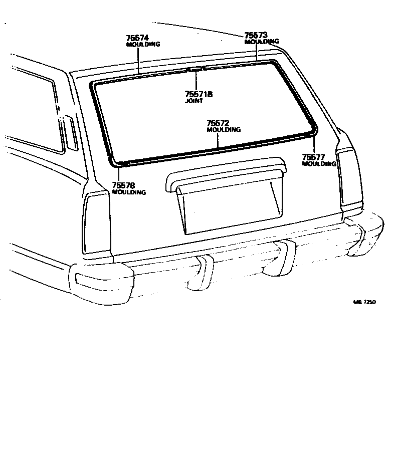  CRESSIDA |  REAR MOULDING