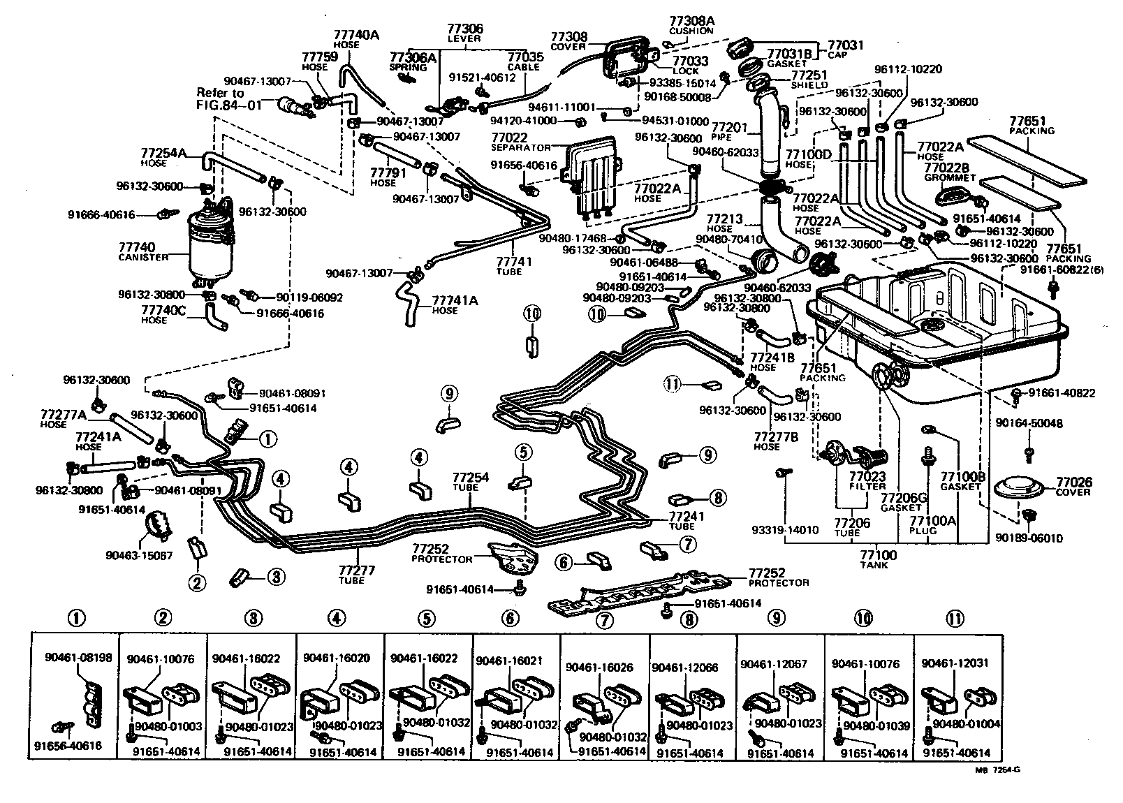  CRESSIDA |  FUEL TANK TUBE