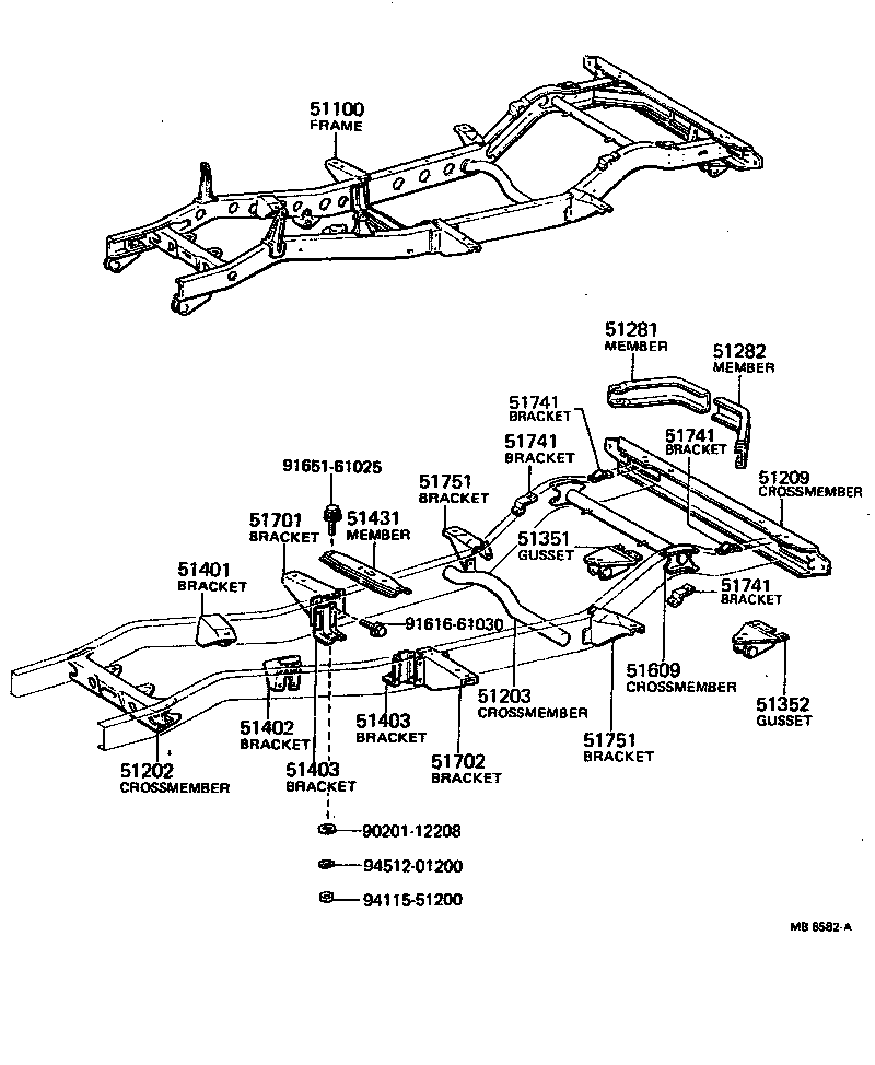  LAND CRUISER 40 55 |  FRAME