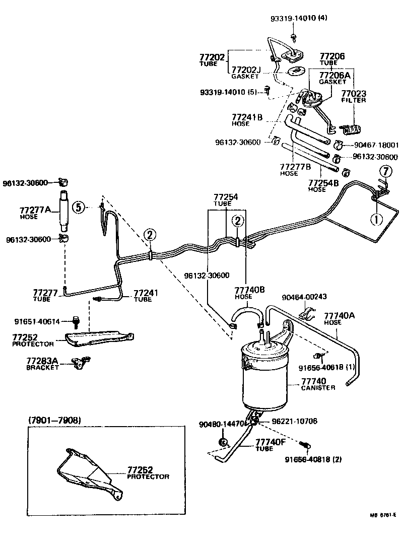  CELICA |  FUEL TANK TUBE