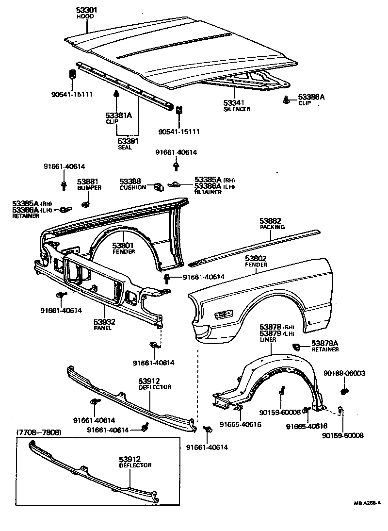  CRESSIDA |  HOOD FRONT FENDER