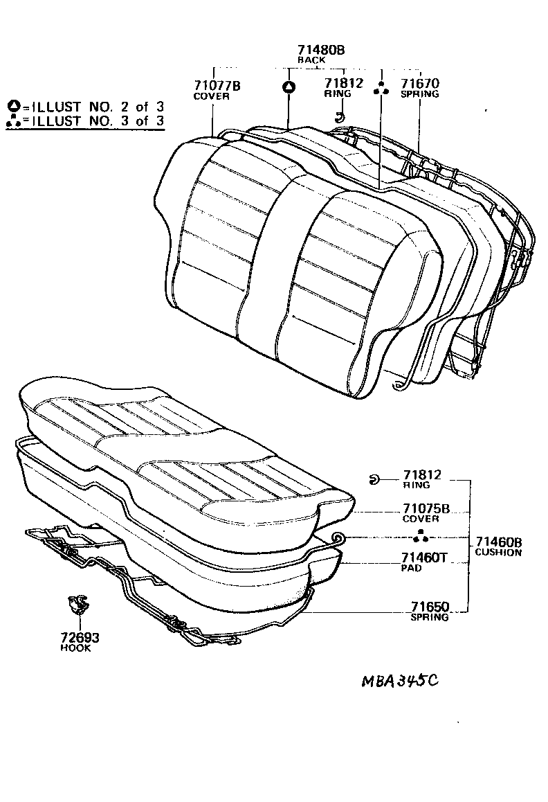  CELICA |  REAR SEAT SEAT TRACK