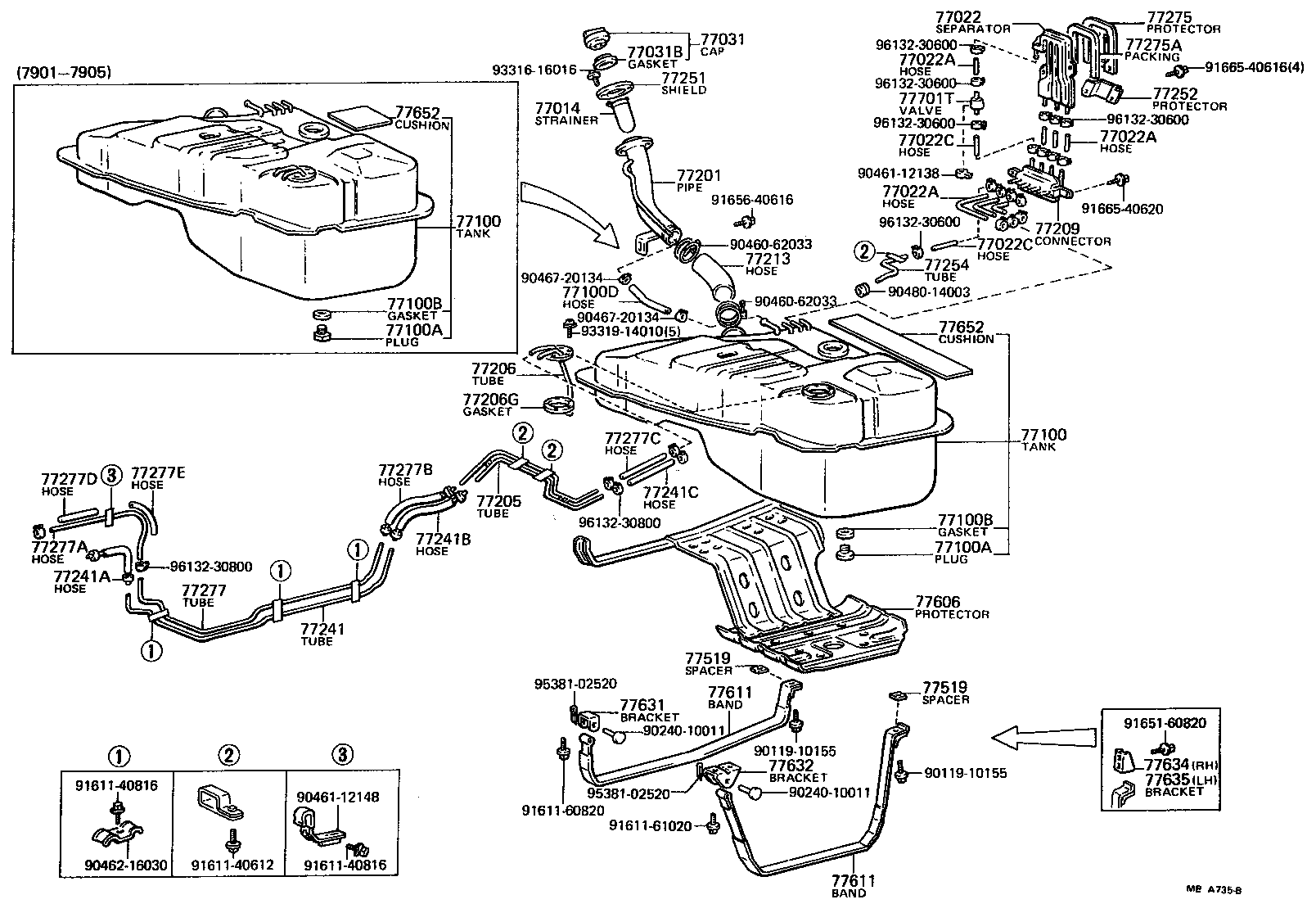  LAND CRUISER 40 55 |  FUEL TANK TUBE