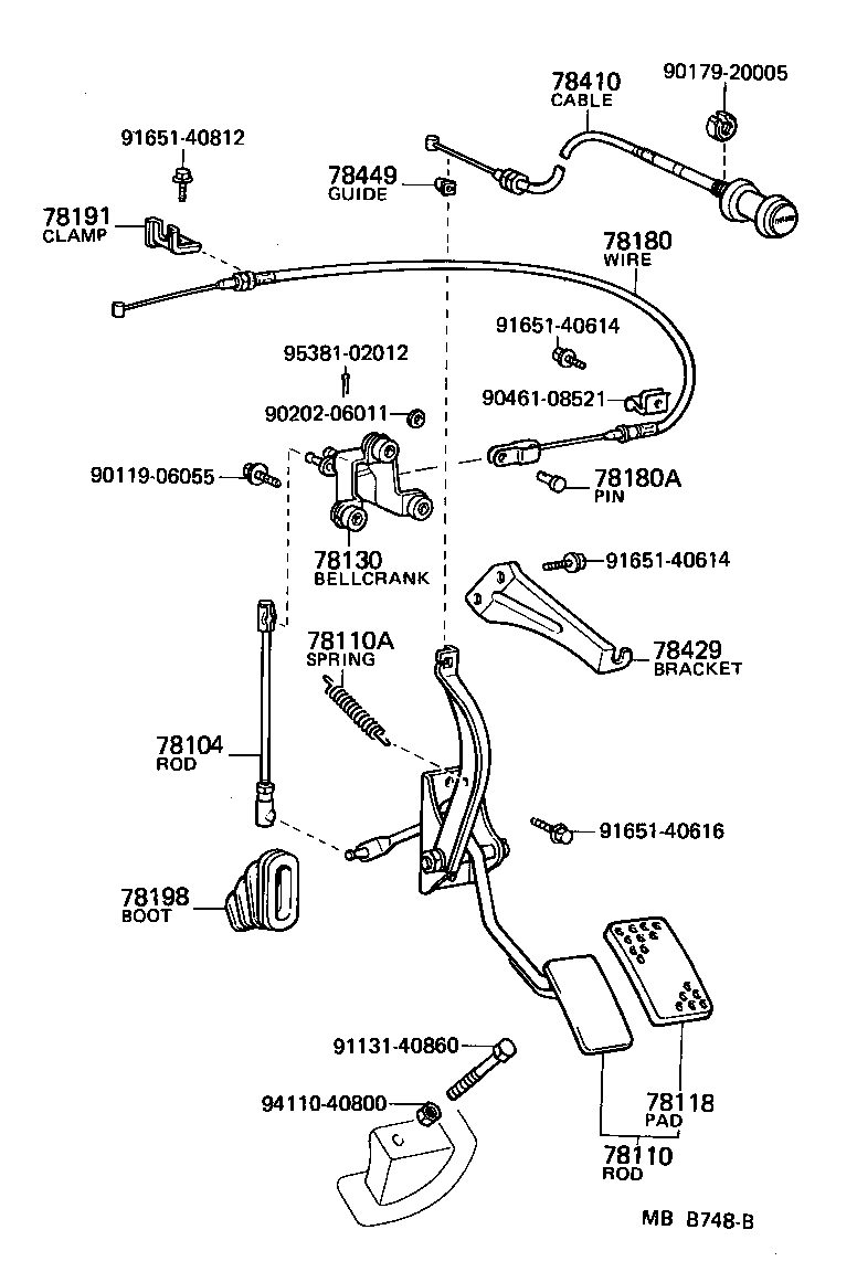  LAND CRUISER 60 |  ACCELERATOR LINK