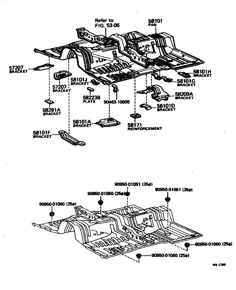 CRESSIDA |  FLOOR PAN LOWER BACK PANEL