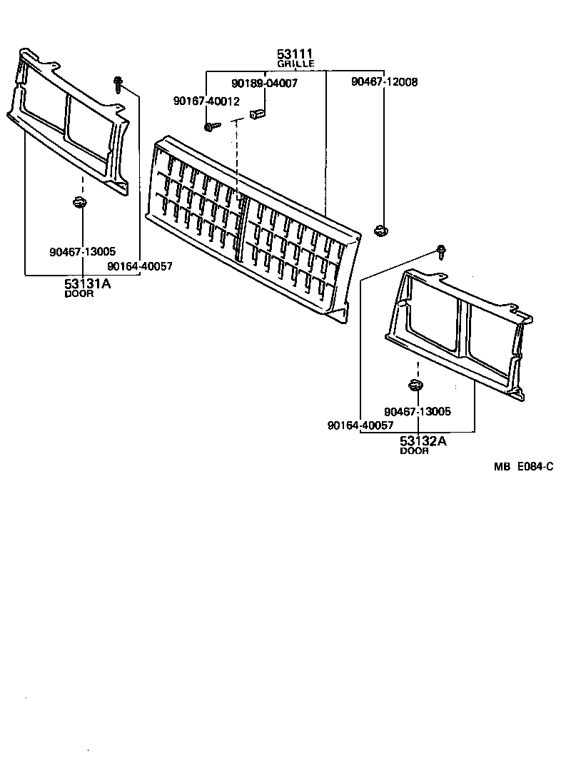  CRESSIDA |  RADIATOR GRILLE