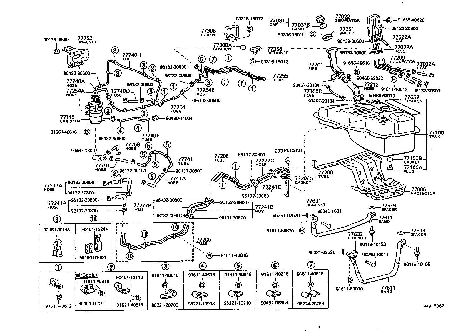  LAND CRUISER 40 |  FUEL TANK TUBE