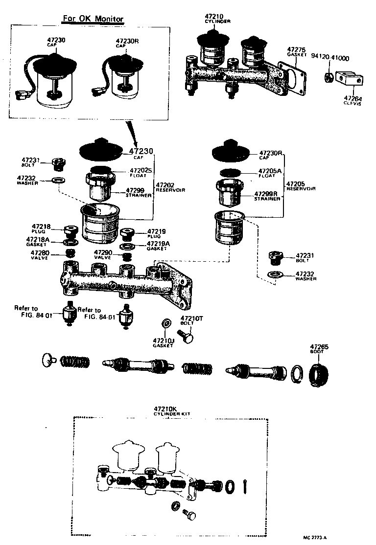  CORONA |  BRAKE MASTER CYLINDER