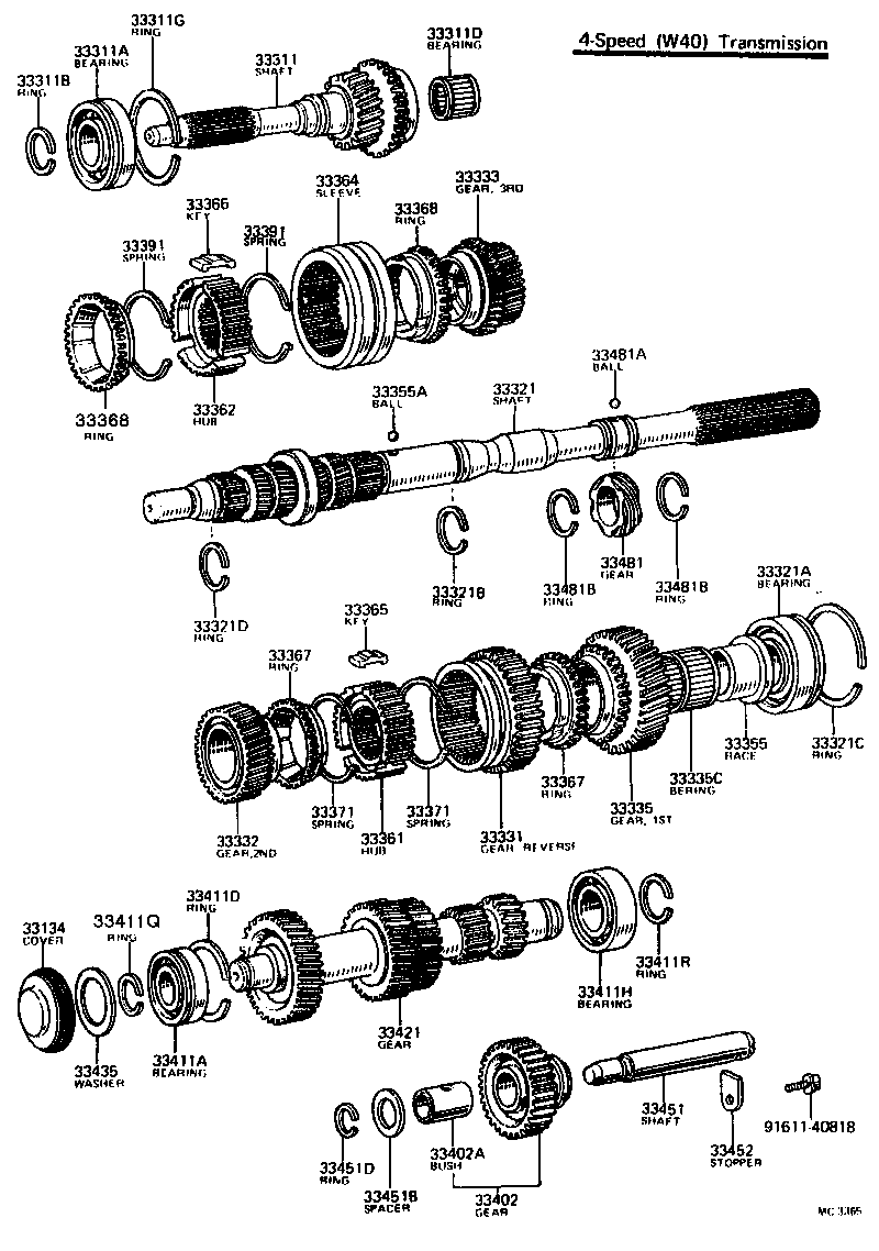  CORONA |  TRANSMISSION GEAR MTM