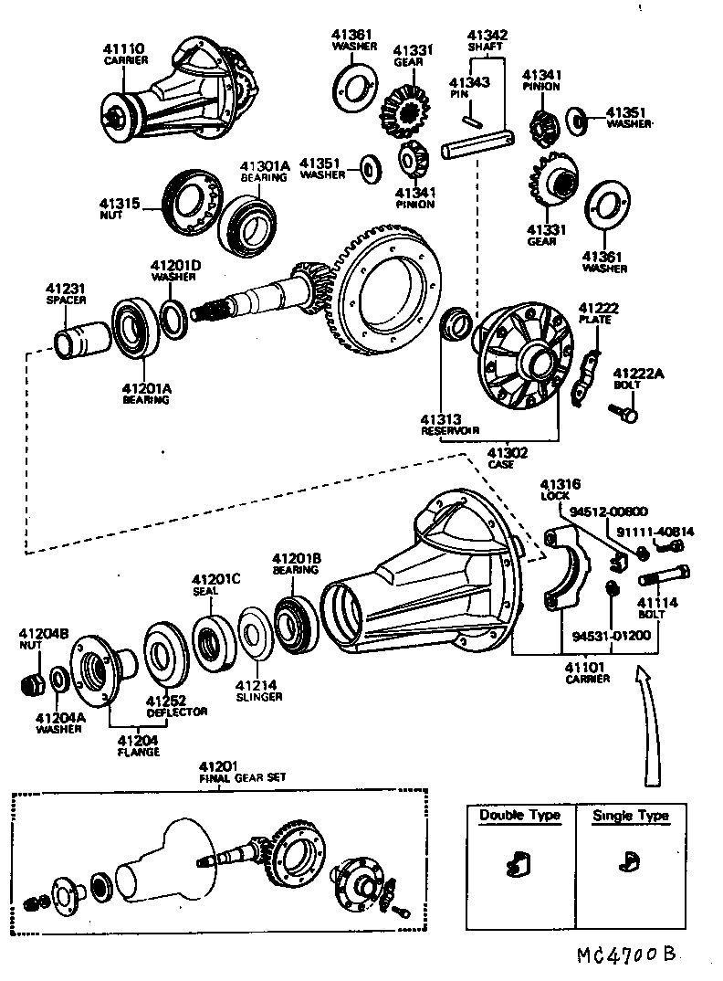  CRESSIDA |  REAR AXLE HOUSING DIFFERENTIAL