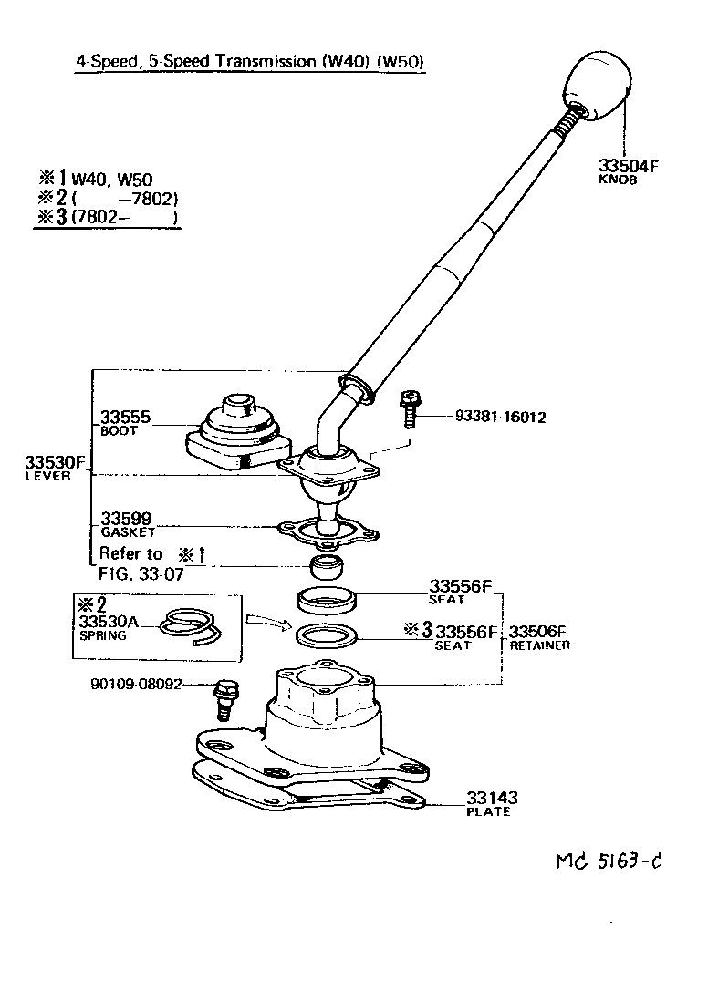  CELICA |  SHIFT LEVER RETAINER