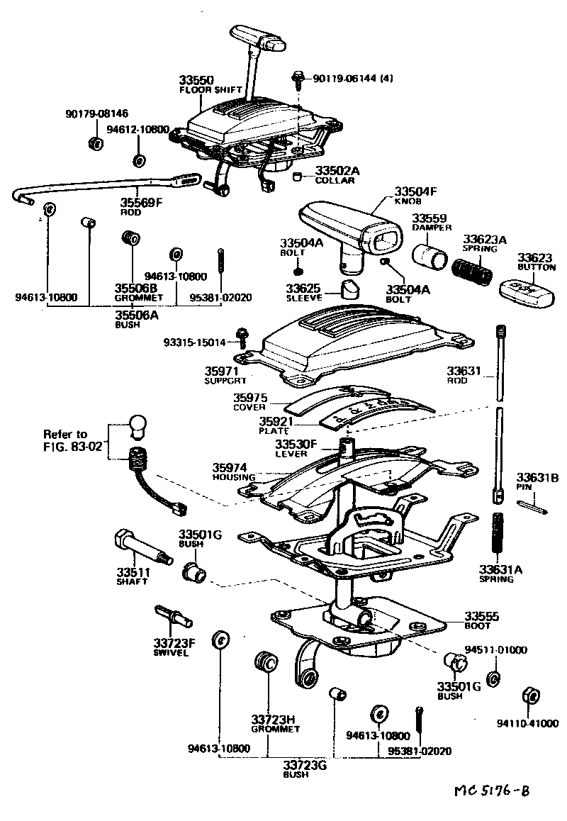  CELICA |  SHIFT LEVER RETAINER