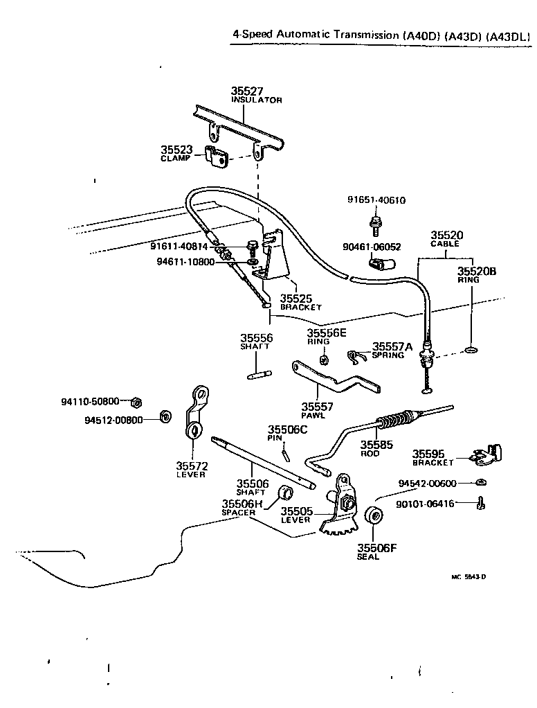  CELICA |  THROTTLE LINK VALVE LEVER ATM