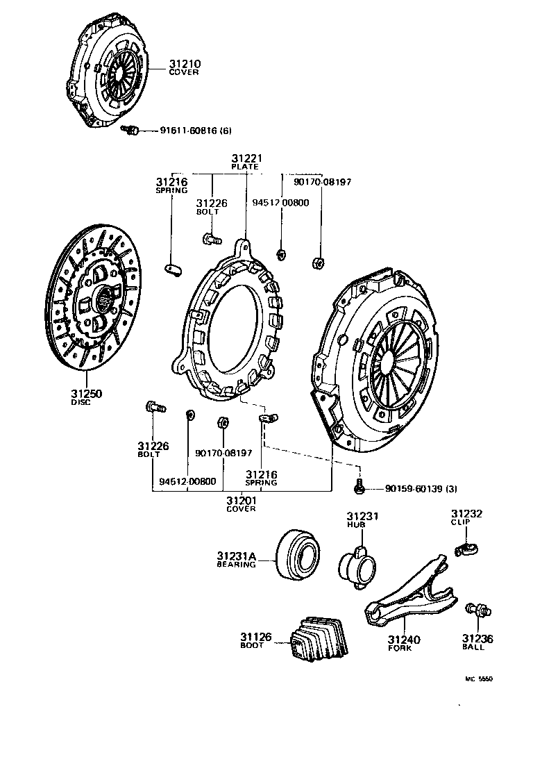  CELICA |  CLUTCH RELEASE FORK