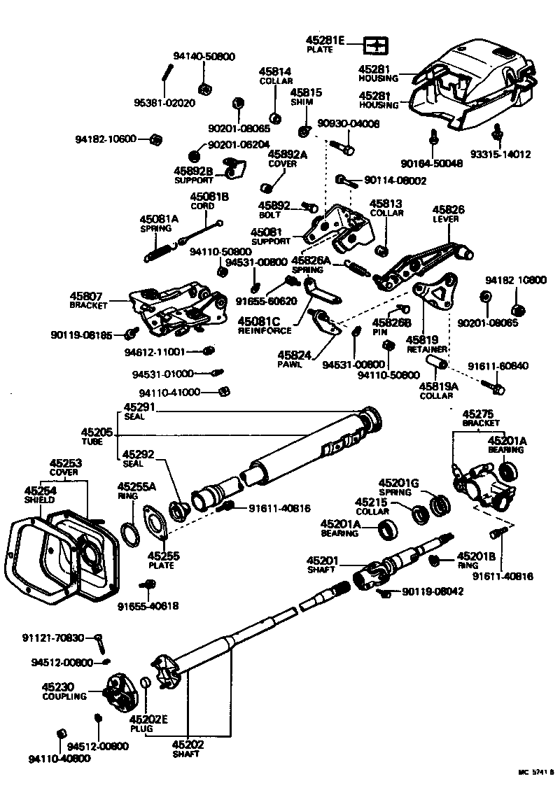  CRESSIDA |  STEERING COLUMN SHAFT