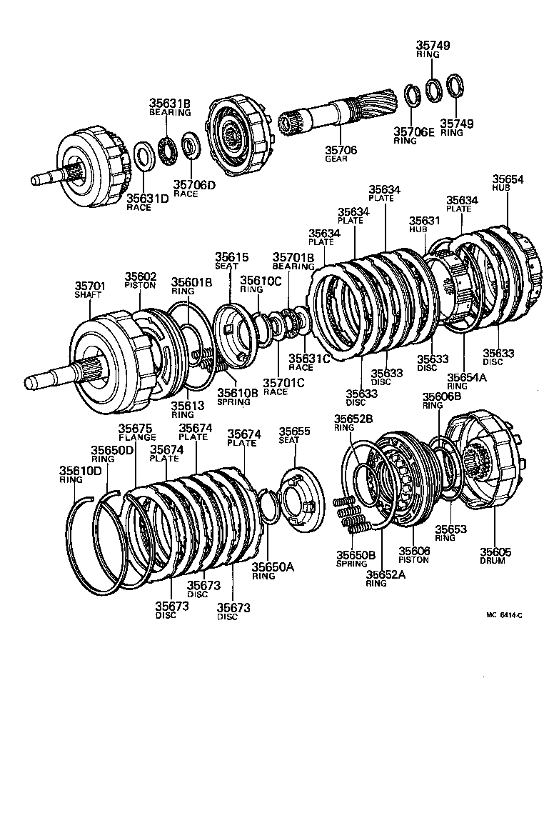  CRESSIDA |  BRAKE BAND MULTIPLE DISC CLUTCH ATM