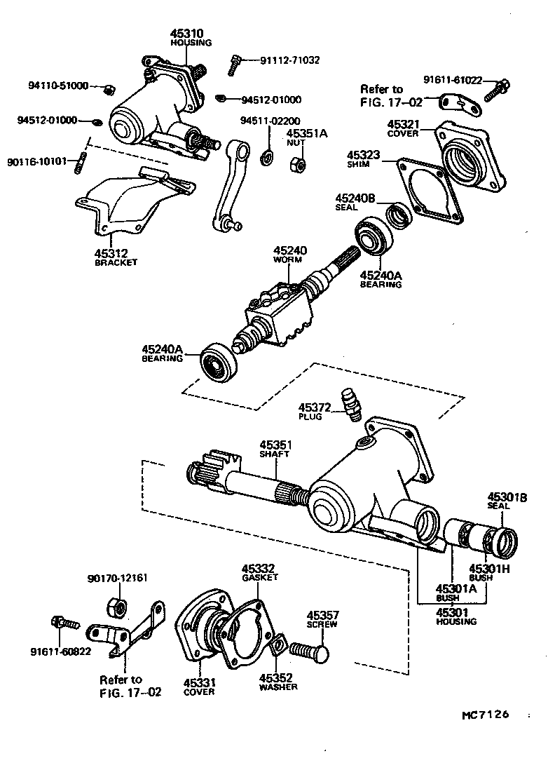  LAND CRUISER 40 |  STEERING COLUMN SHAFT