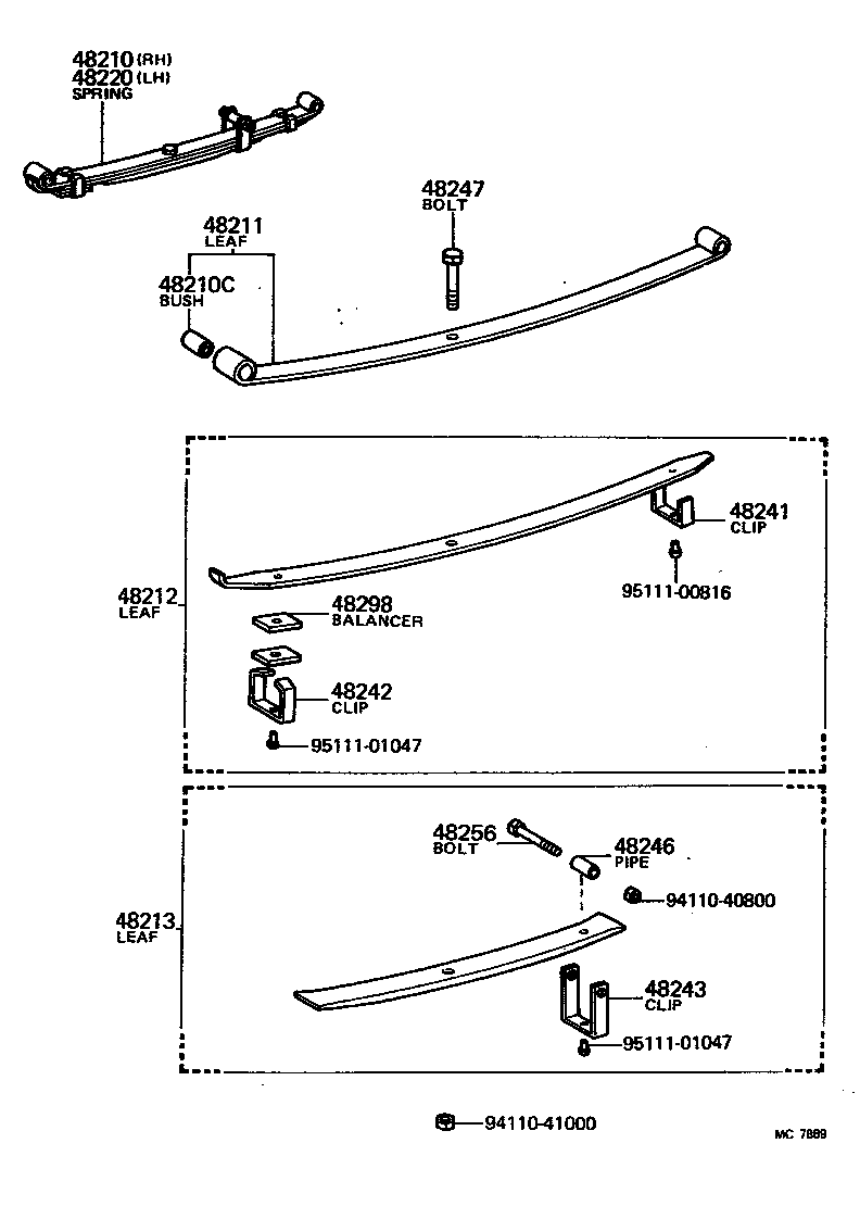  PICKUP |  REAR SPRING SHOCK ABSORBER