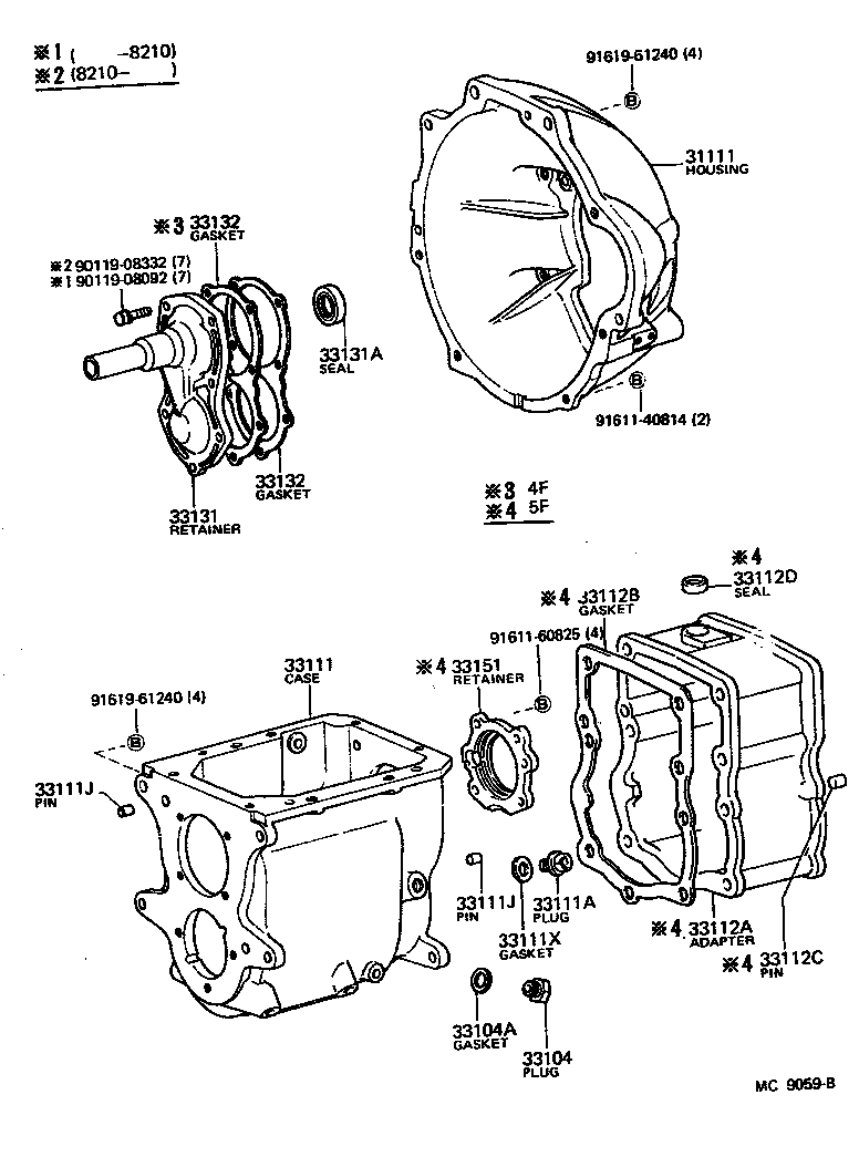  LAND CRUISER 60 |  CLUTCH HOUSING TRANSMISSION CASE MTM