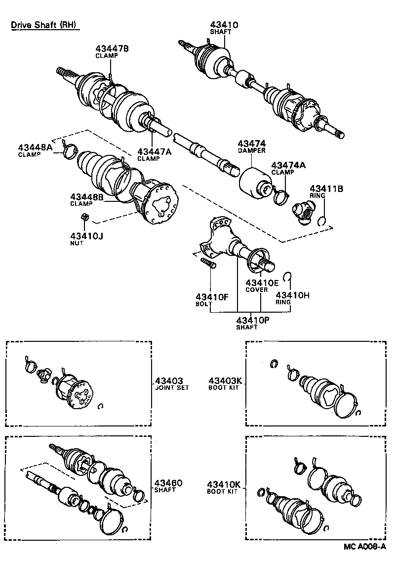  CAMRY |  FRONT DRIVE SHAFT