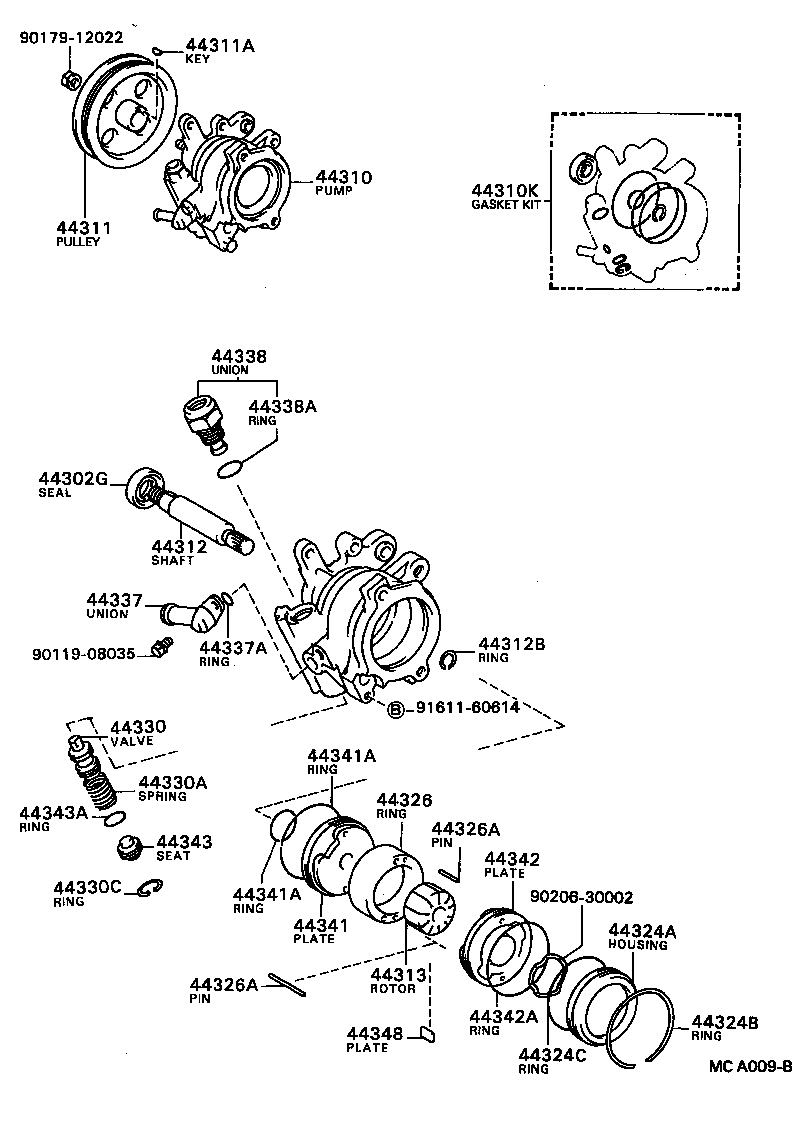  CAMRY |  VANE PUMP RESERVOIR POWER STEERING