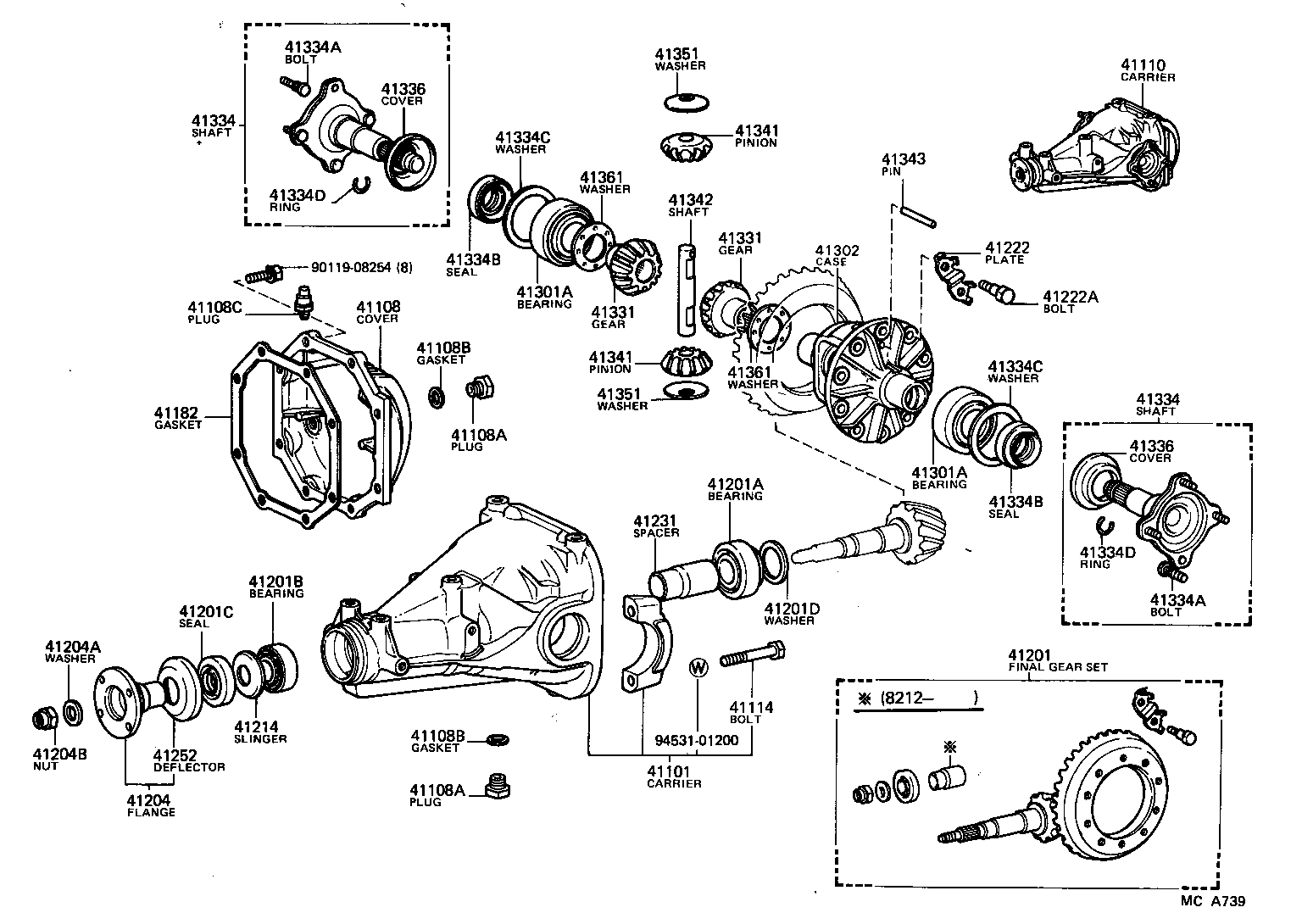  CRESSIDA |  REAR AXLE HOUSING DIFFERENTIAL