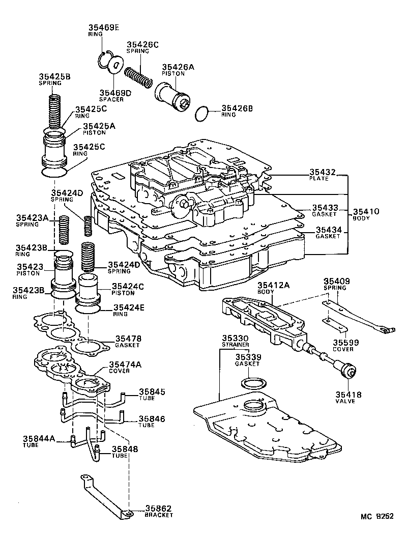  CAMRY |  VALVE BODY OIL STRAINER ATM