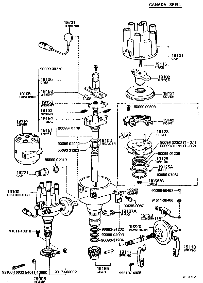  LAND CRUISER 40 55 |  DISTRIBUTOR