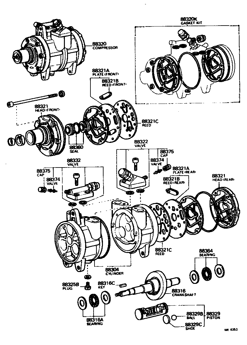  CRESSIDA |  HEATING AIR CONDITIONING COMPRESSOR