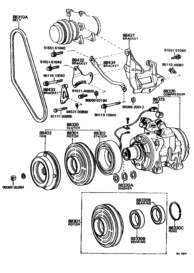  CELICA |  HEATING AIR CONDITIONING COMPRESSOR