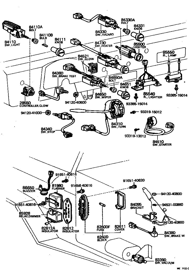  LAND CRUISER 40 55 |  SWITCH RELAY COMPUTER