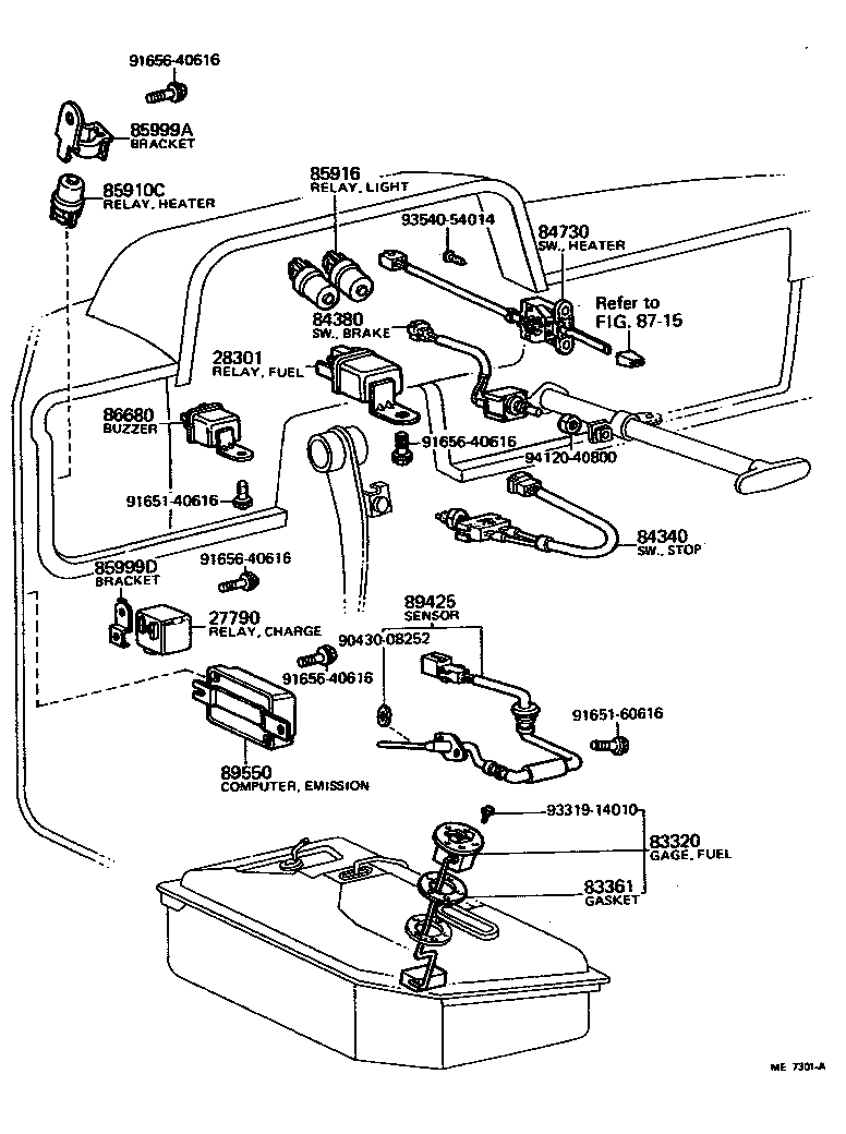  PICKUP |  SWITCH RELAY COMPUTER