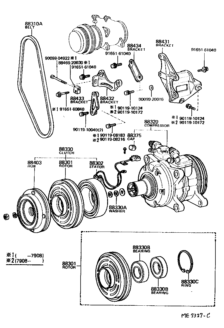  CELICA |  HEATING AIR CONDITIONING COMPRESSOR