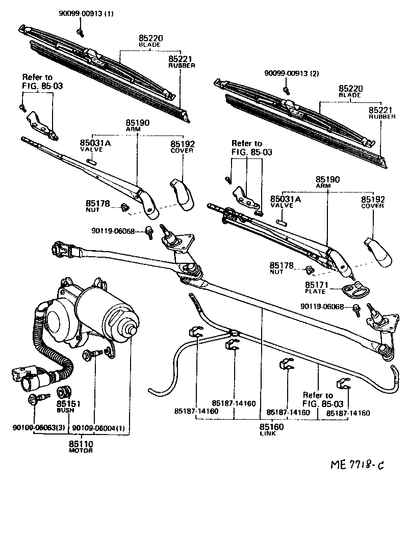  CELICA |  WINDSHIELD WIPER