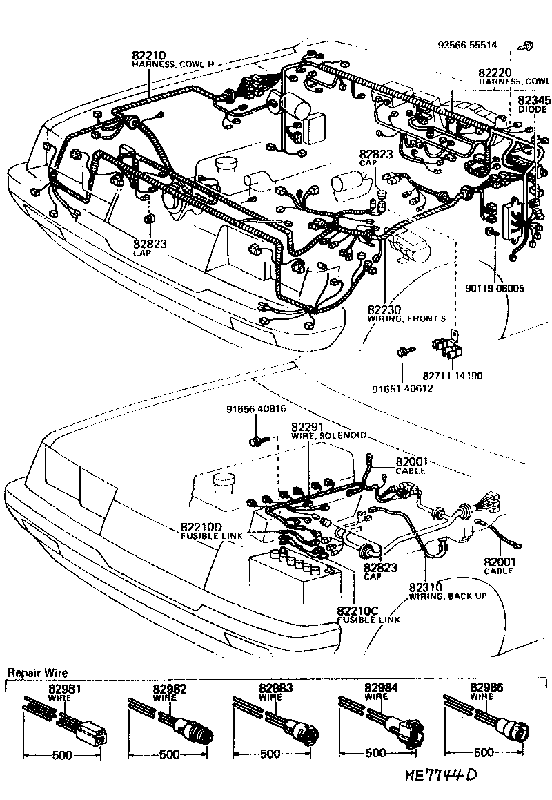  CELICA |  WIRING CLAMP