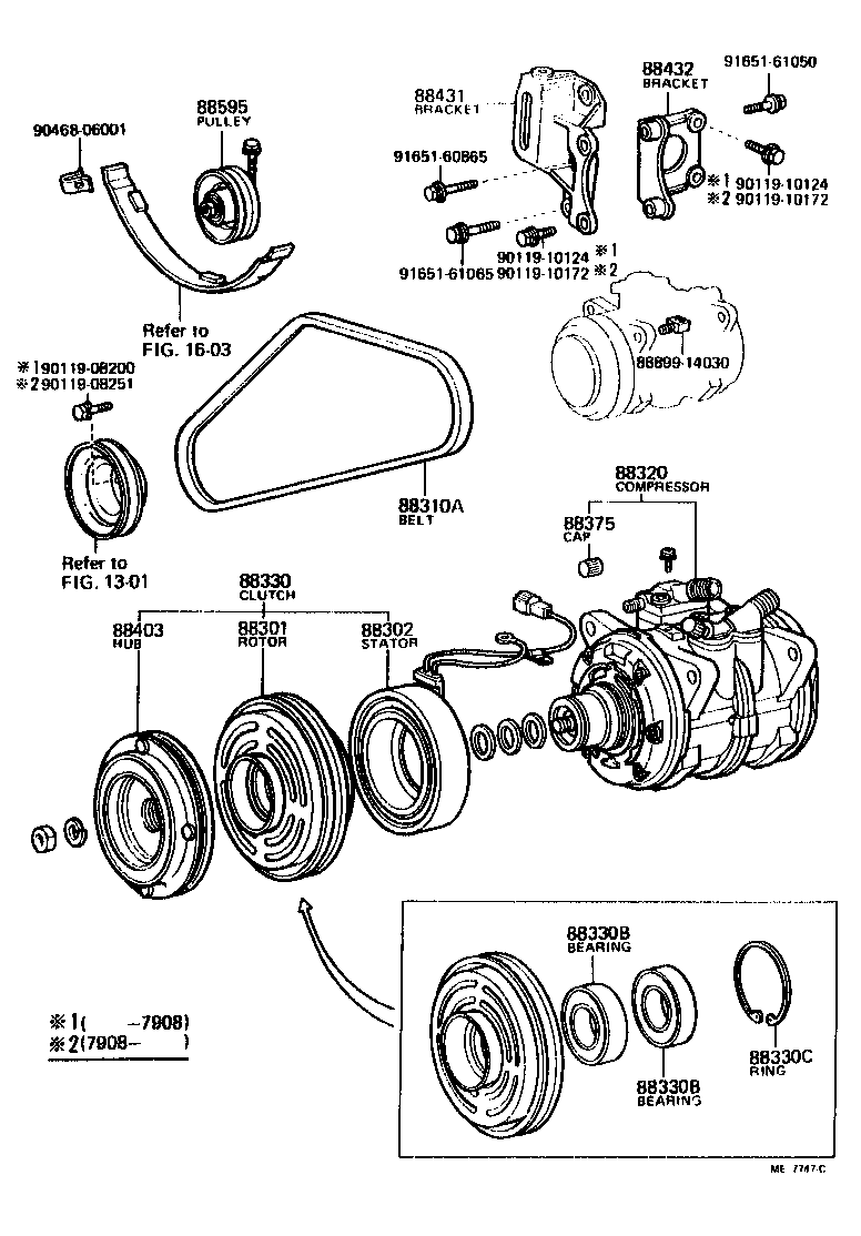  CELICA |  HEATING AIR CONDITIONING COMPRESSOR