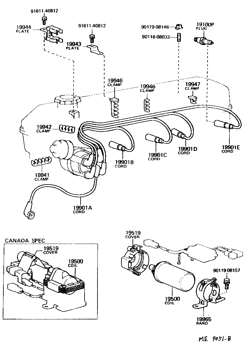  CELICA |  IGNITION COIL SPARK PLUG