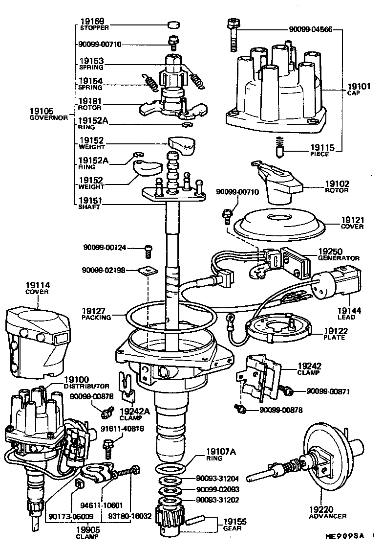  LAND CRUISER 60 |  DISTRIBUTOR