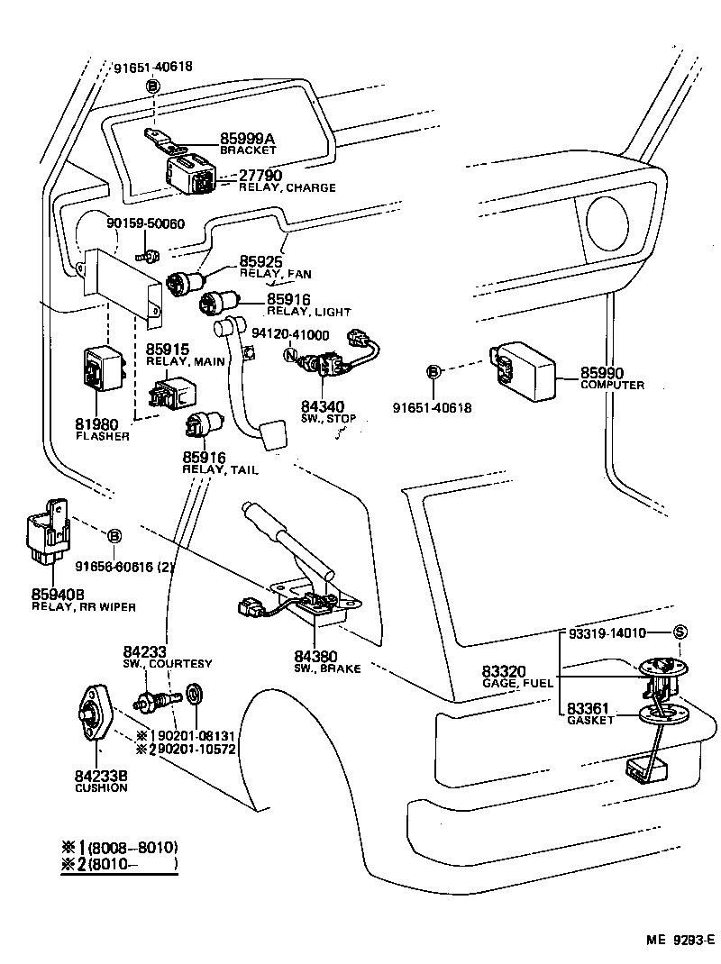  STARLET |  SWITCH RELAY COMPUTER