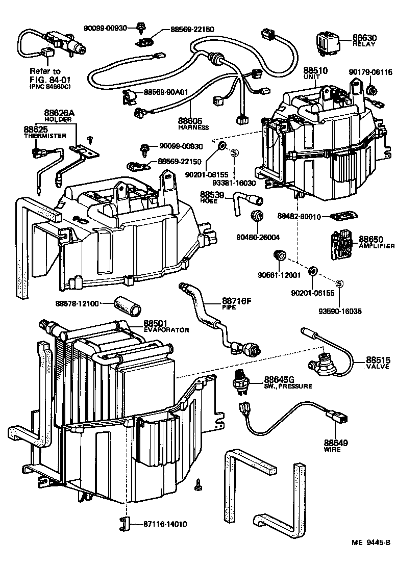  LAND CRUISER 60 |  HEATING AIR CONDITIONING COOLER UNIT